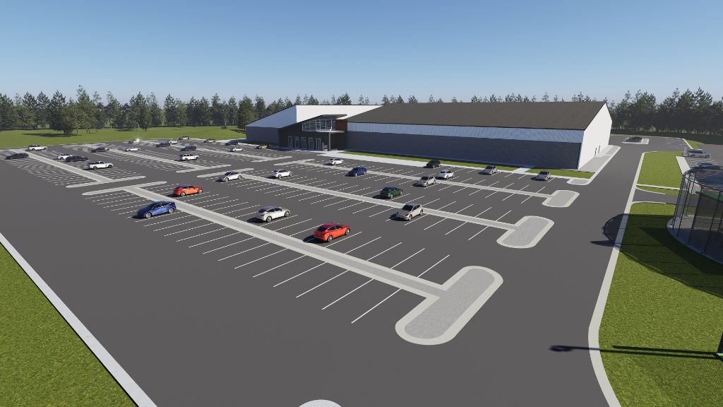 Landscape Render — Driveway Approach