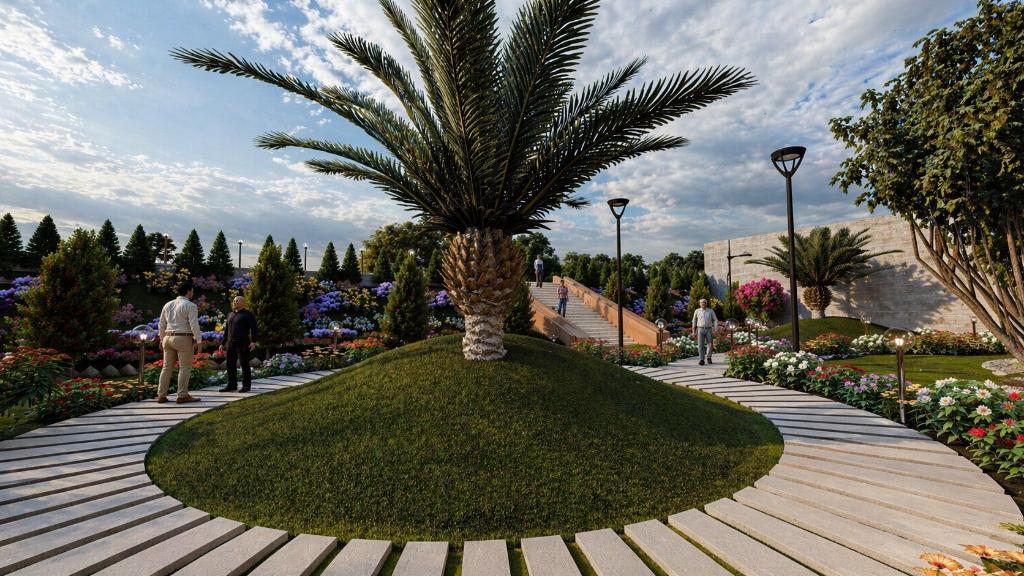 Landscape Render — Front Yard