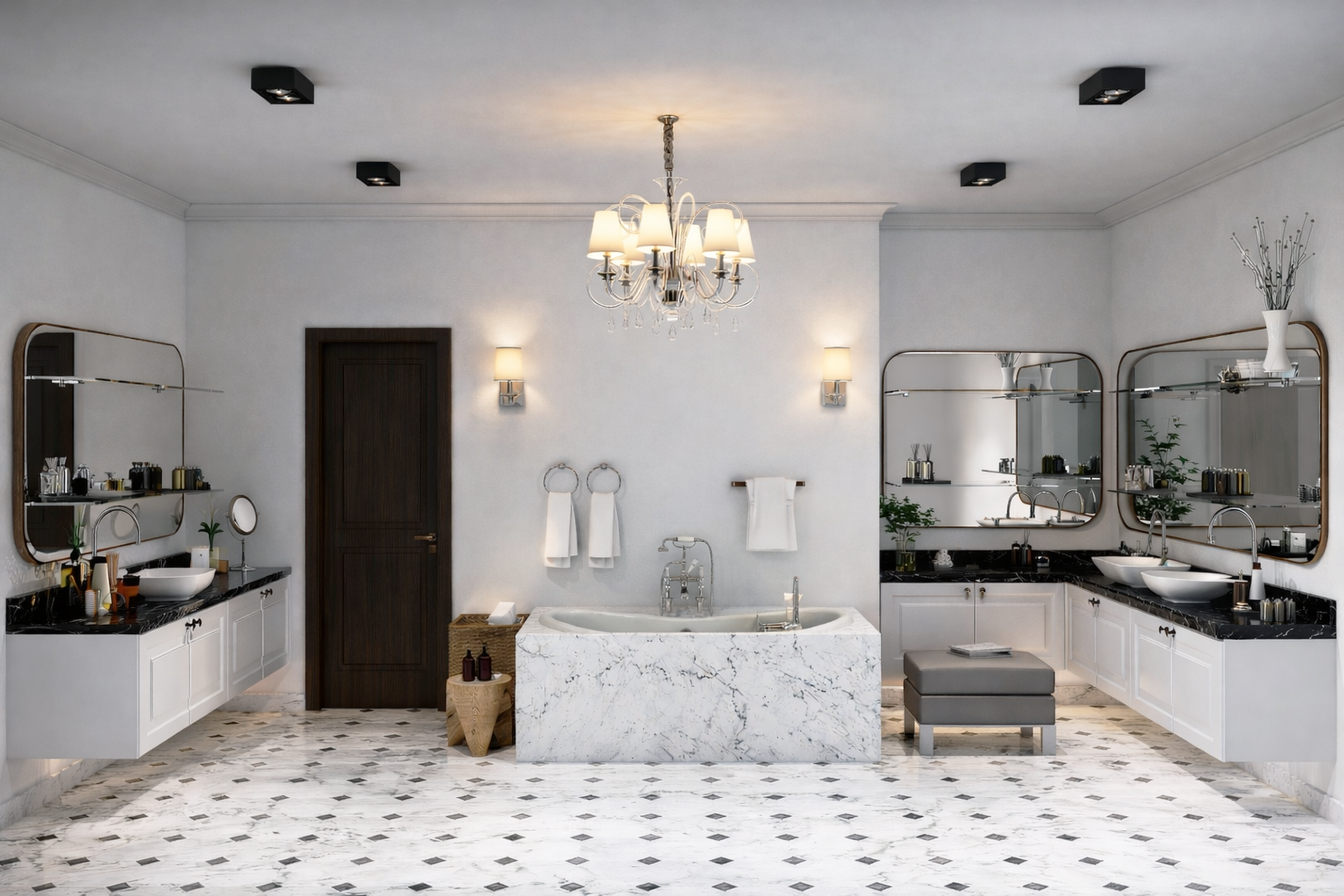 Residential Bathroom — Contemporary Vanity