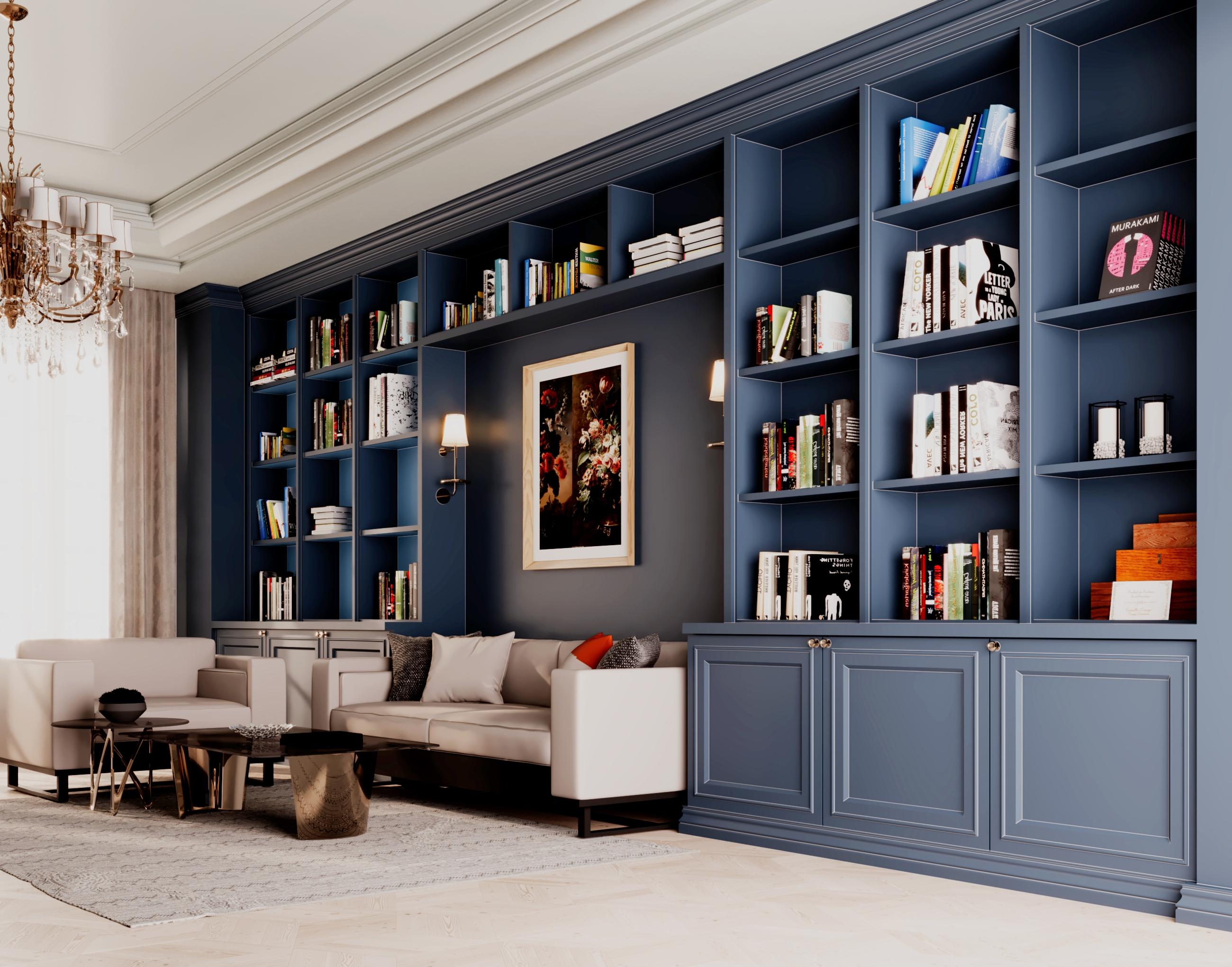 Residential Library — Study Room