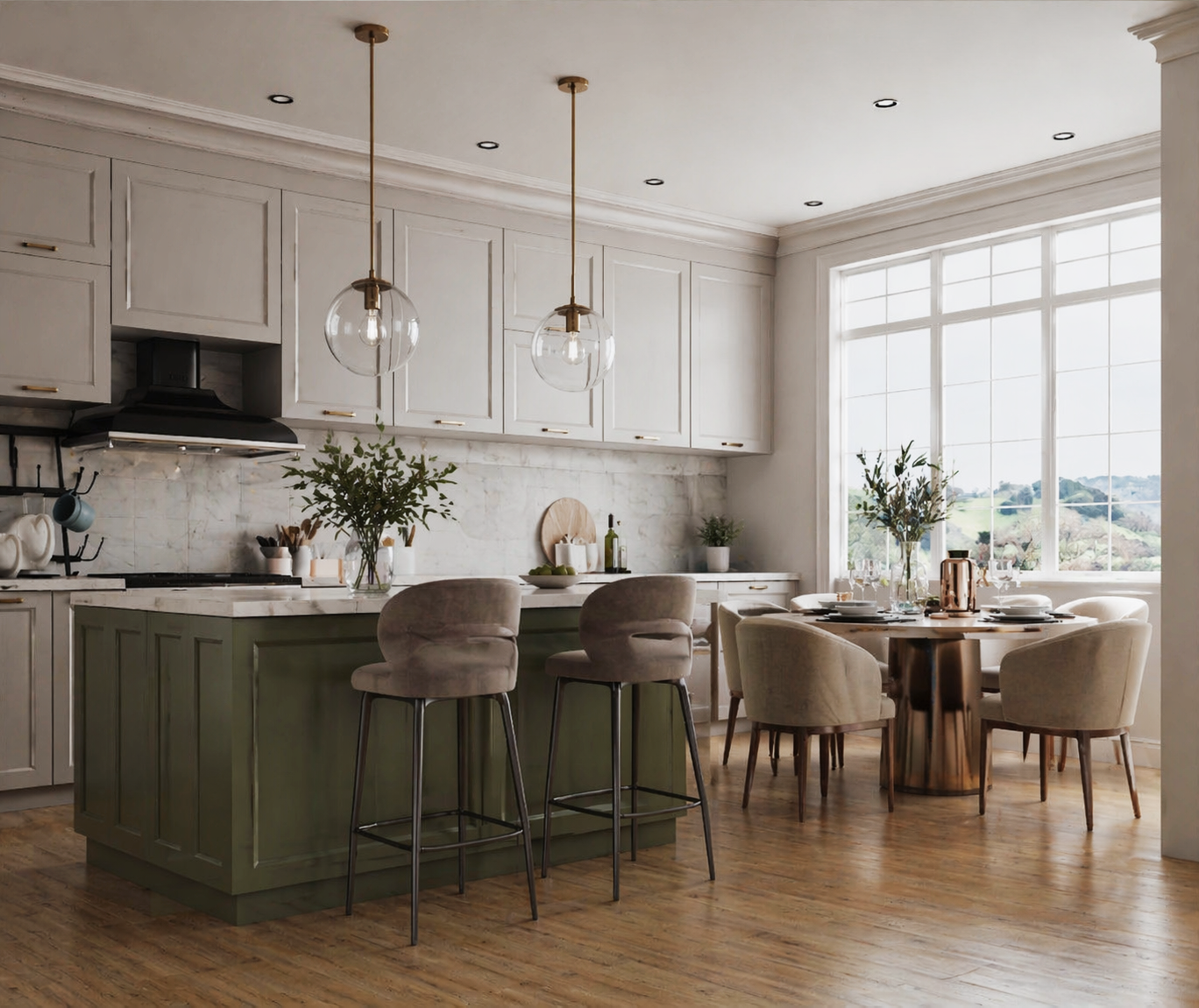 Residential Living Room — Contemporary Design
