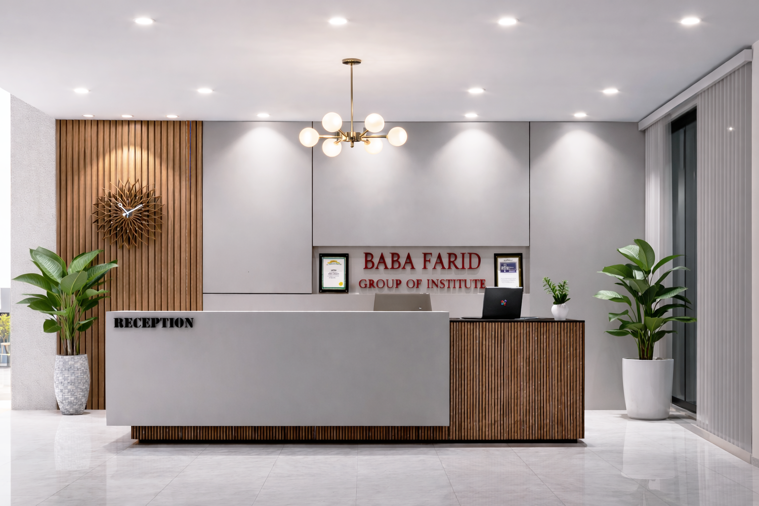 Reception Area — Front Desk 1