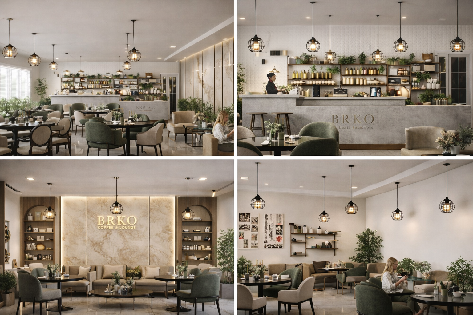 Cafe Interior — Counter View