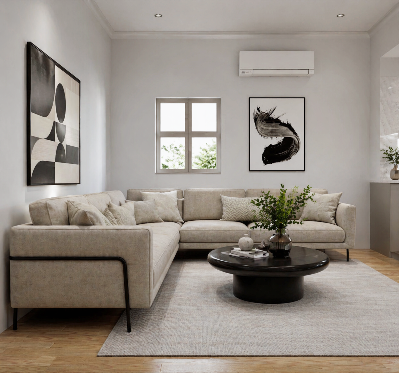 Residential Living Room — Minimal Aesthetic