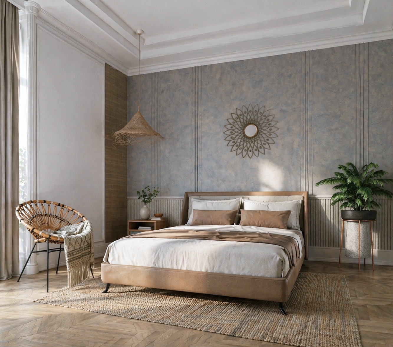 Residential Bedroom — Accent Wall